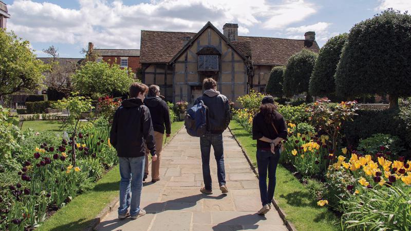 Faculty-led trip to England where students experienced the life, times, and work of William Shakespeare.